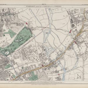 Stanford’s 1862 old map of Hackney Wick, Bow and Stratford – Sheet 8
