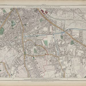 Stanford’s 1862 old map of Walworth, Camberwell and Peckham – Sheet 15