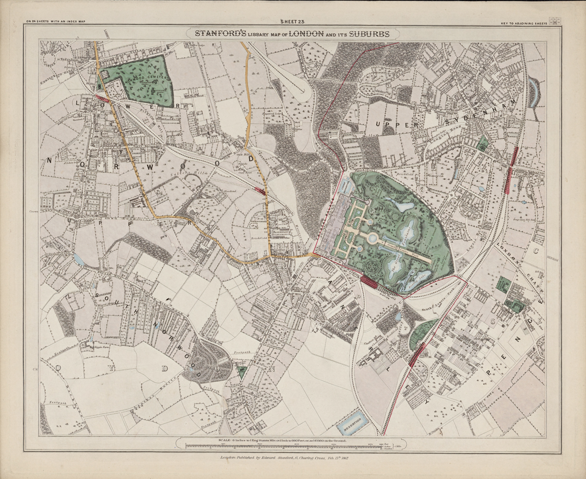 Old Street Map of London Sheet 23