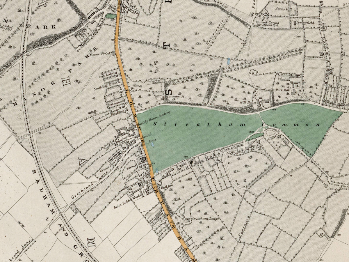 Detail from Sheet 22 Part of Streatham
