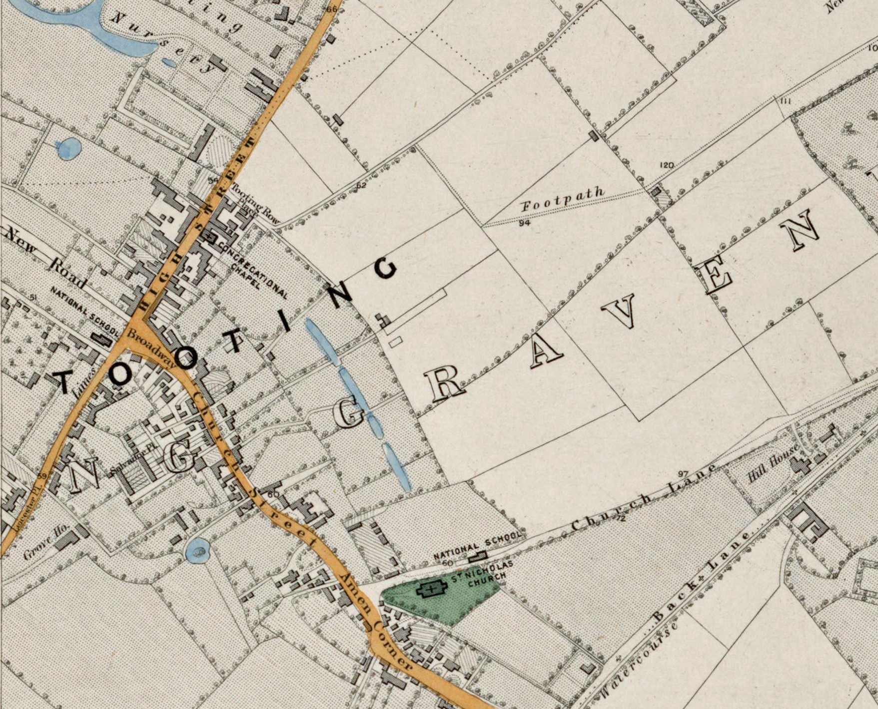 Detail from Sheet 22 Part of Tooting