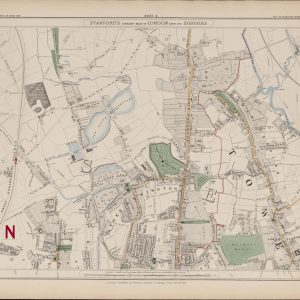 Stanford’s 1862 old map of Stoke Newington, Clapton and Hackney – Sheet 3