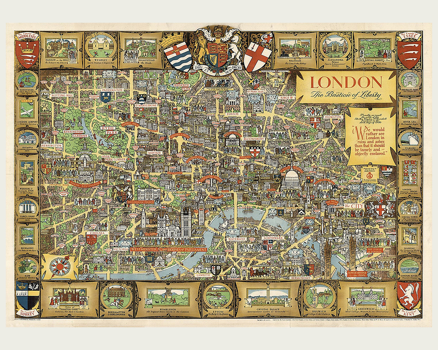 old london maps 1900s category header
